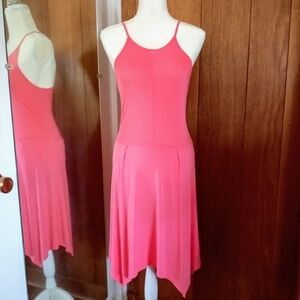 LOVE FIRE Peach Summer Dress Sz L